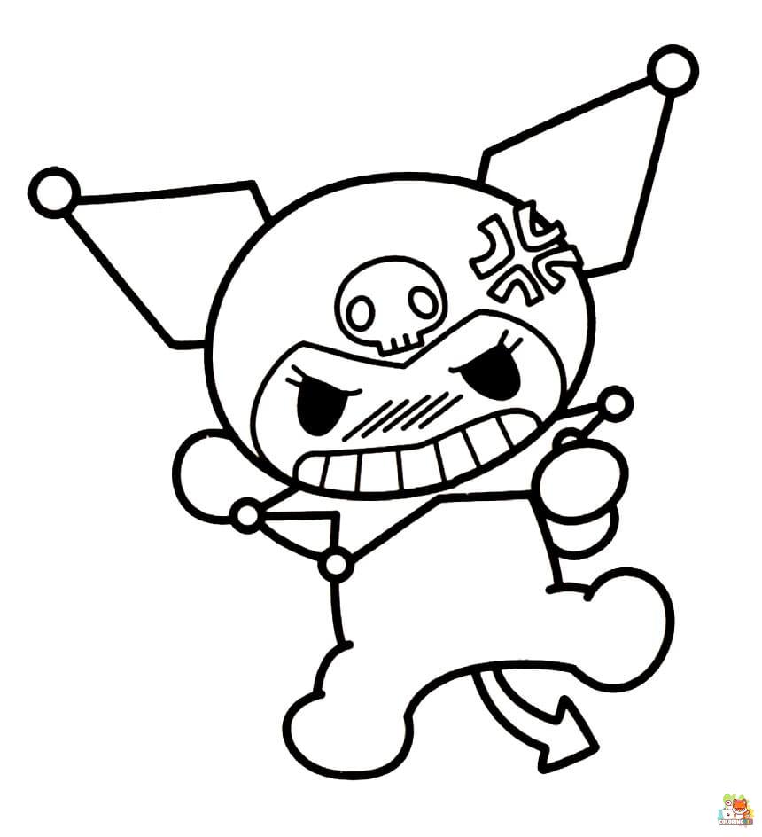Kuromi Coloring Pages 13