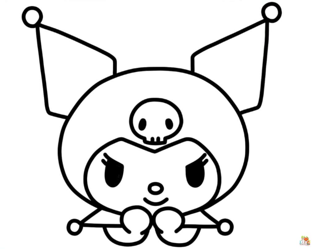 Kuromi Coloring Pages 3