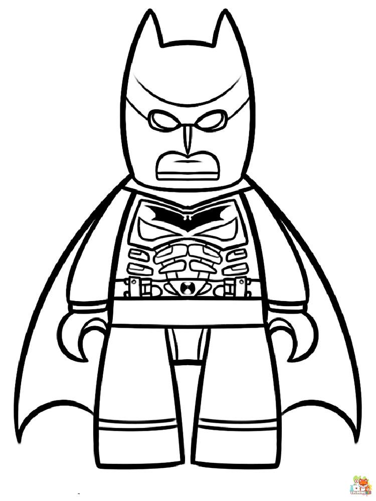 Lego Batman Coloring Pages for kids