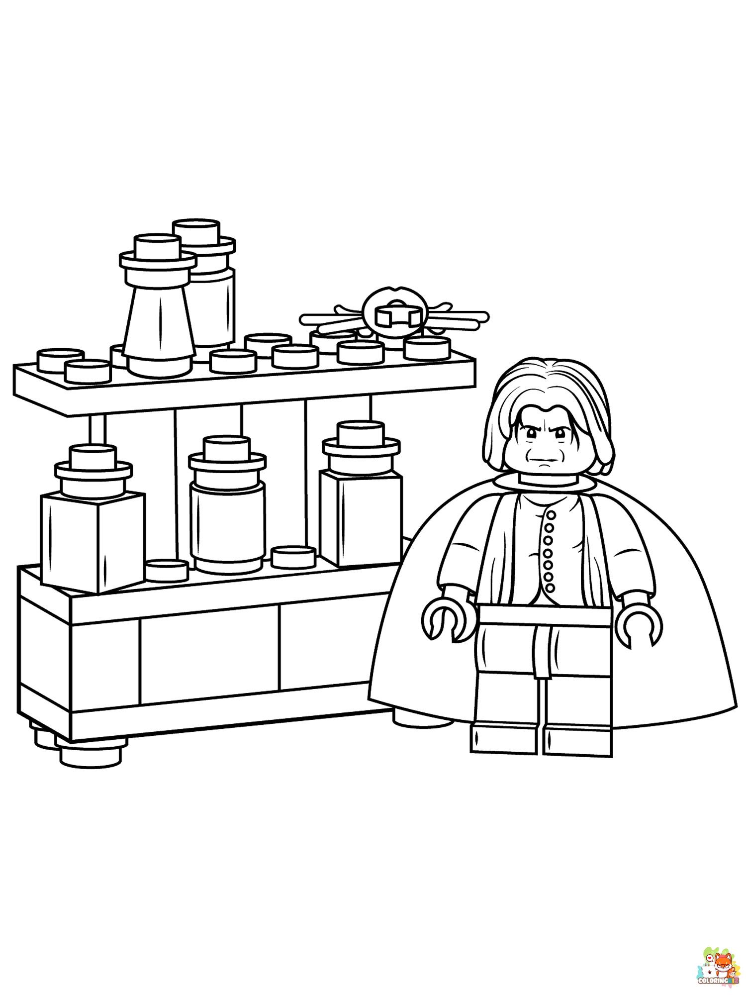 Lego Harry Potter Coloring Pages 11