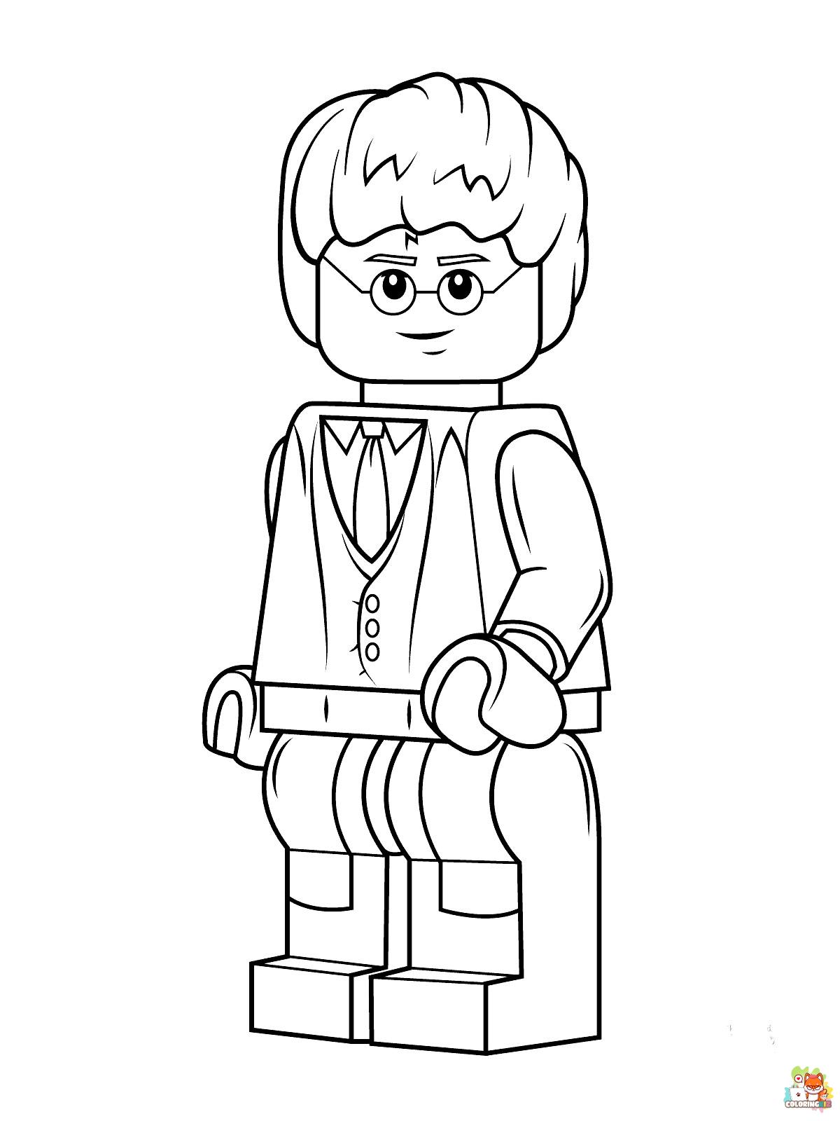 Lego Harry Potter Coloring Pages 14