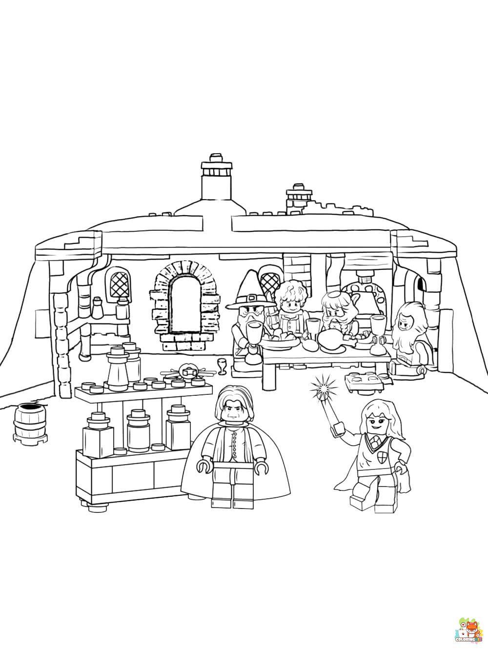 Lego Harry Potter Coloring Pages 15