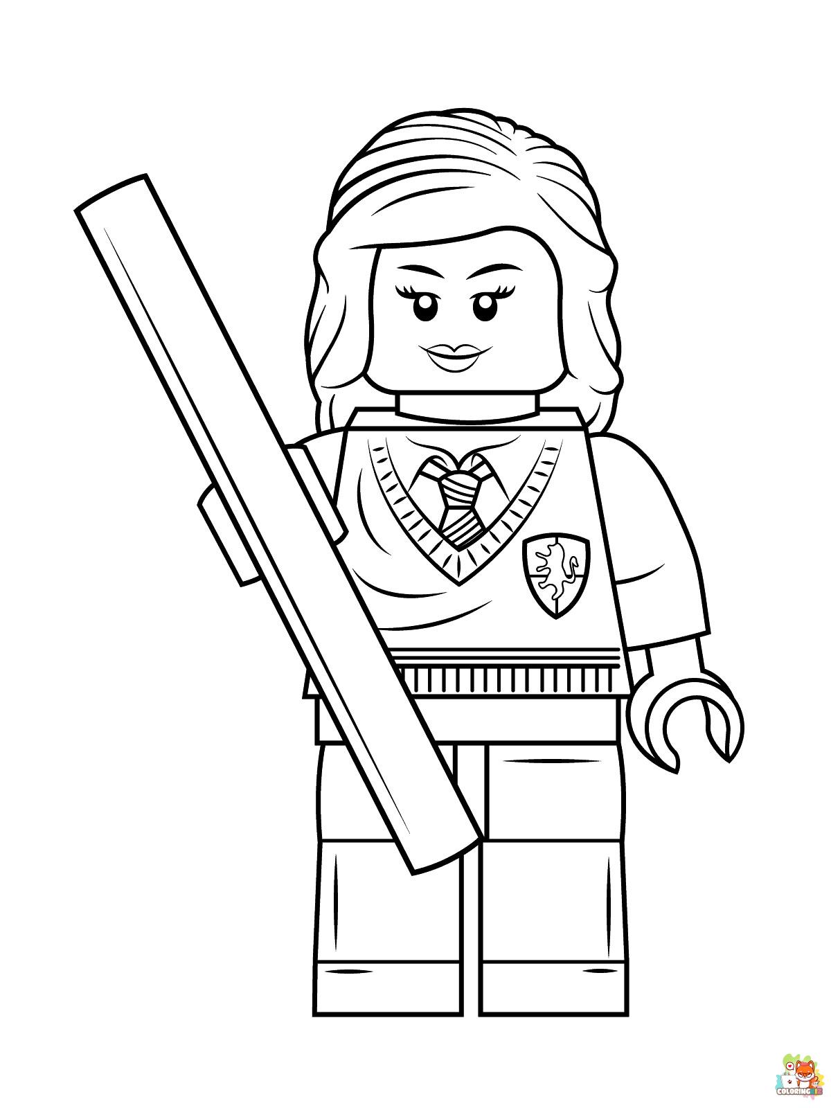 Lego Harry Potter Coloring Pages 16