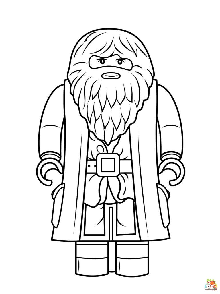 Lego Harry Potter Coloring Pages easy