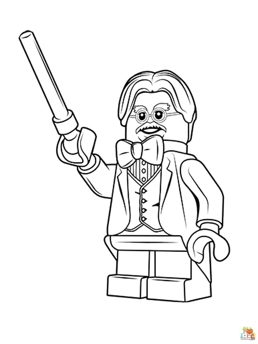 Lego Harry Potter Coloring Pages printable