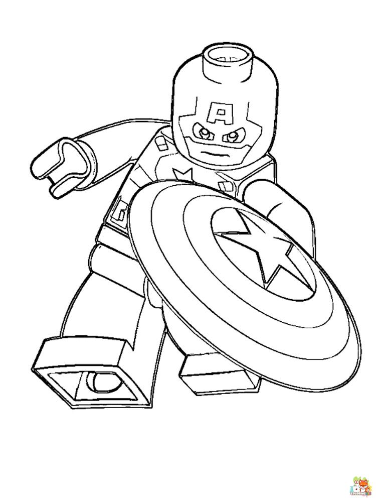 Lego Marvel Coloring Pages 19