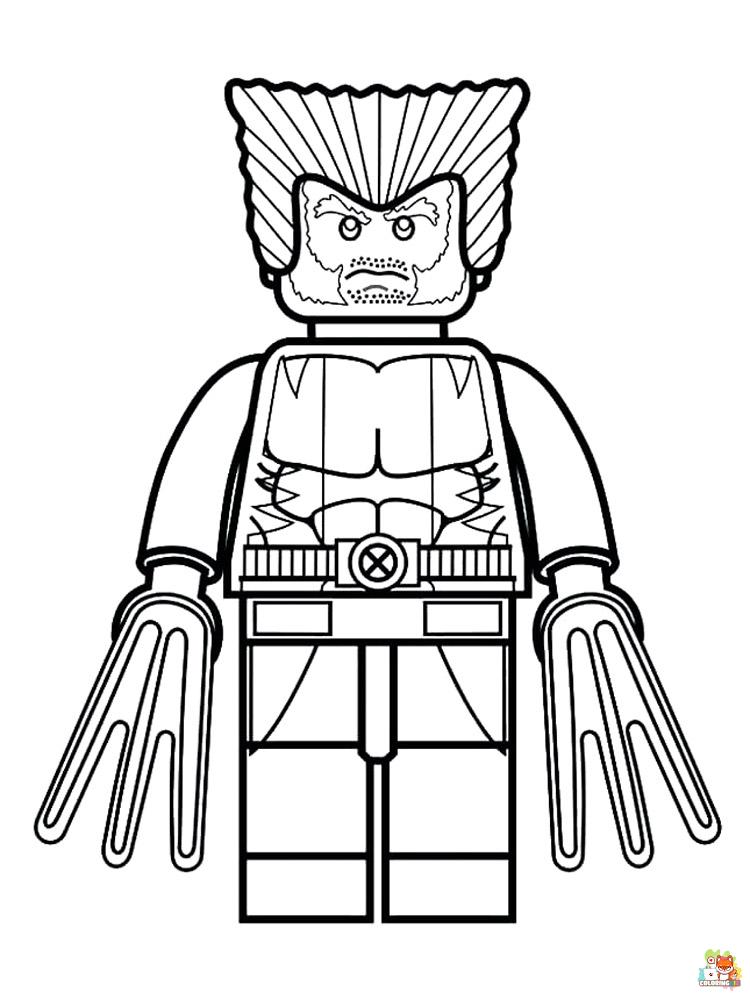 Lego Marvel Coloring Pages for  kids