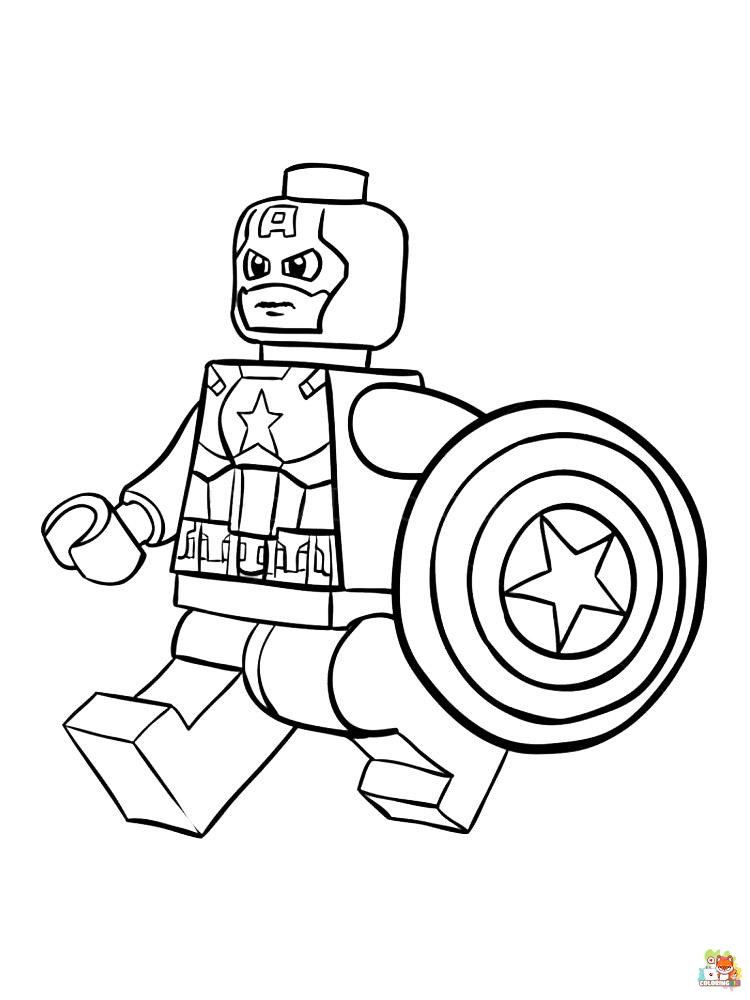 Lego Marvel Coloring Pages 27