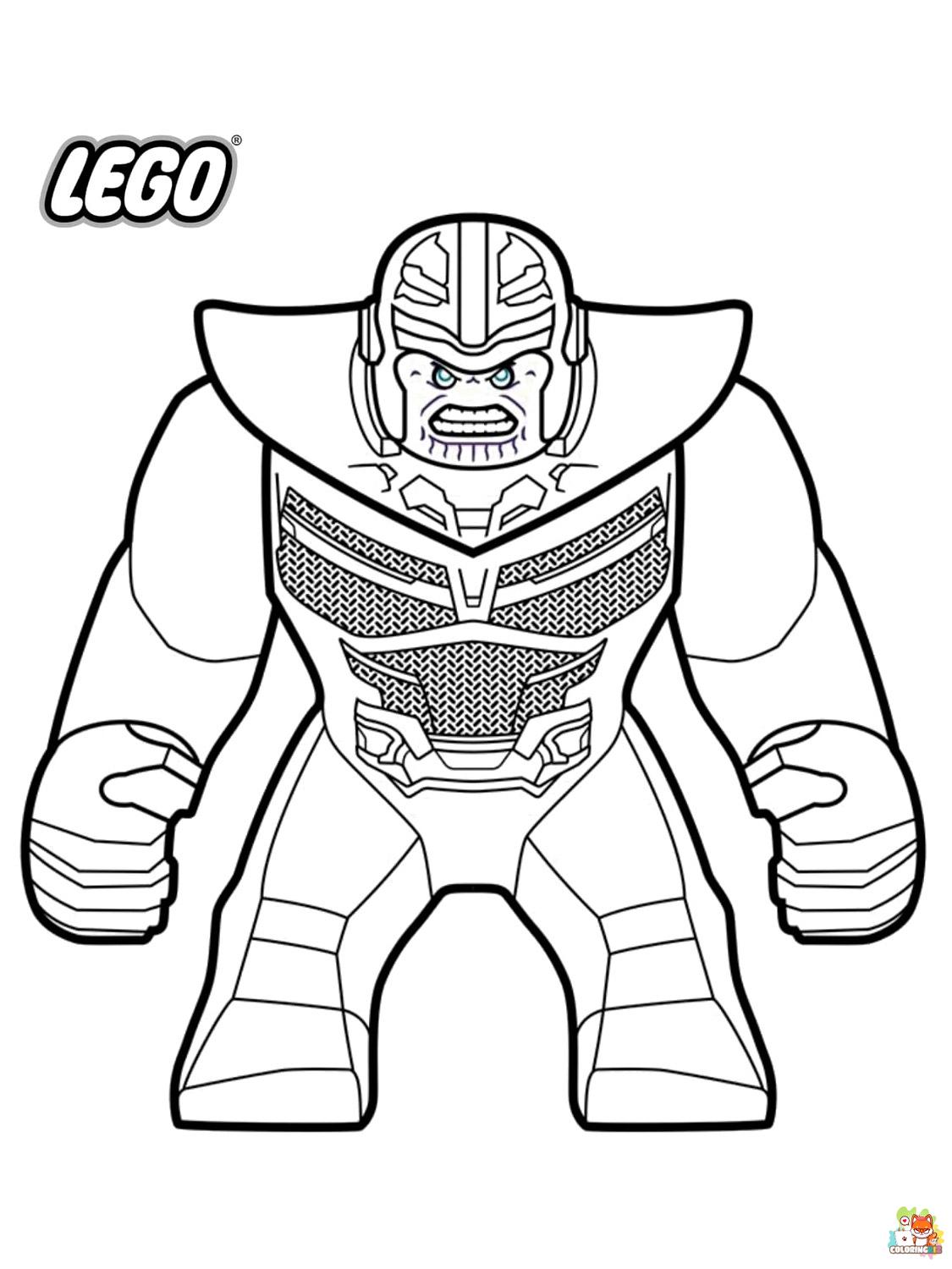 Lego Marvel Coloring Pages 28