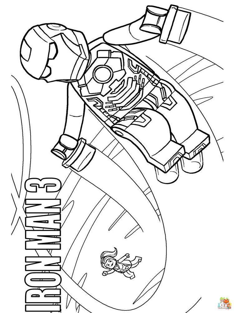 Lego Marvel Coloring Pages 30