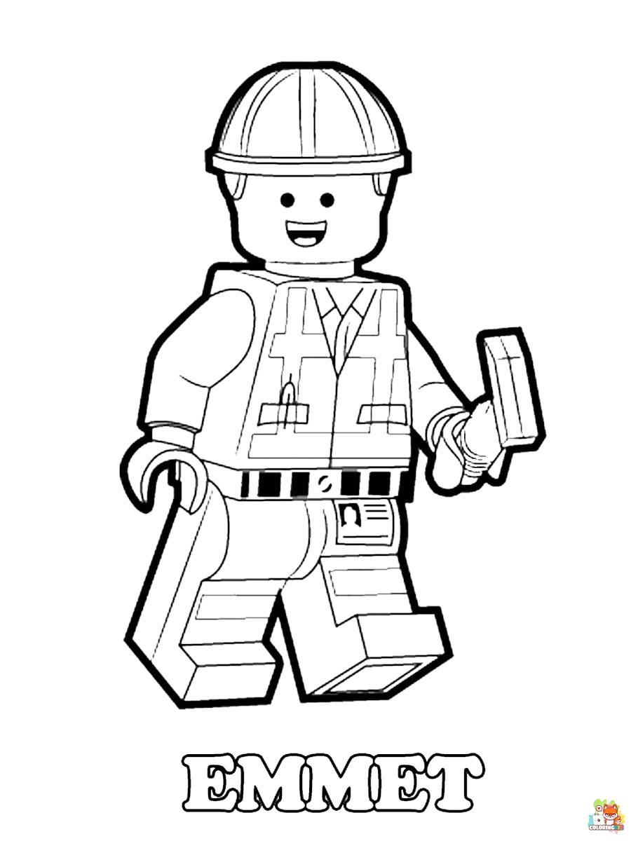 Lego Movie Coloring Pages 12