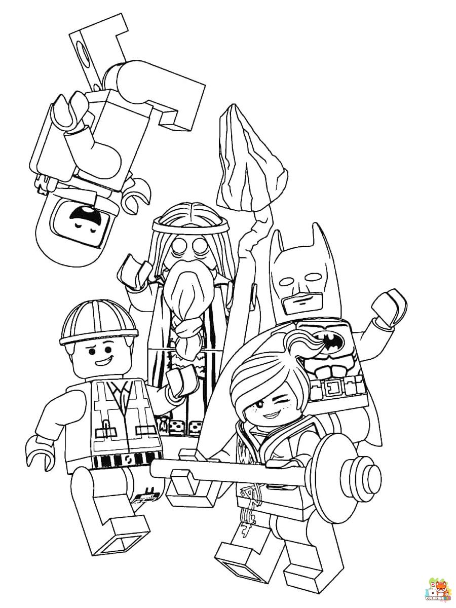Lego Movie Coloring Pages for kids