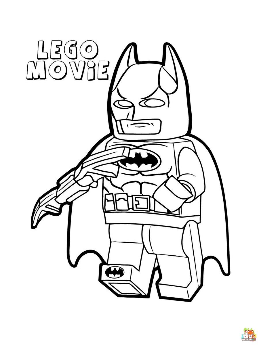 Lego Movie Coloring Pages easy