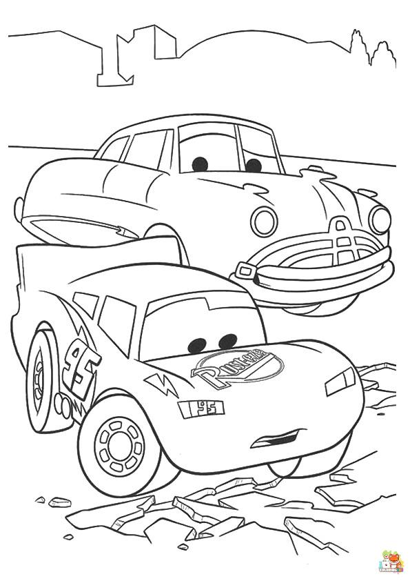 Lightning McQueen Coloring Pages 11