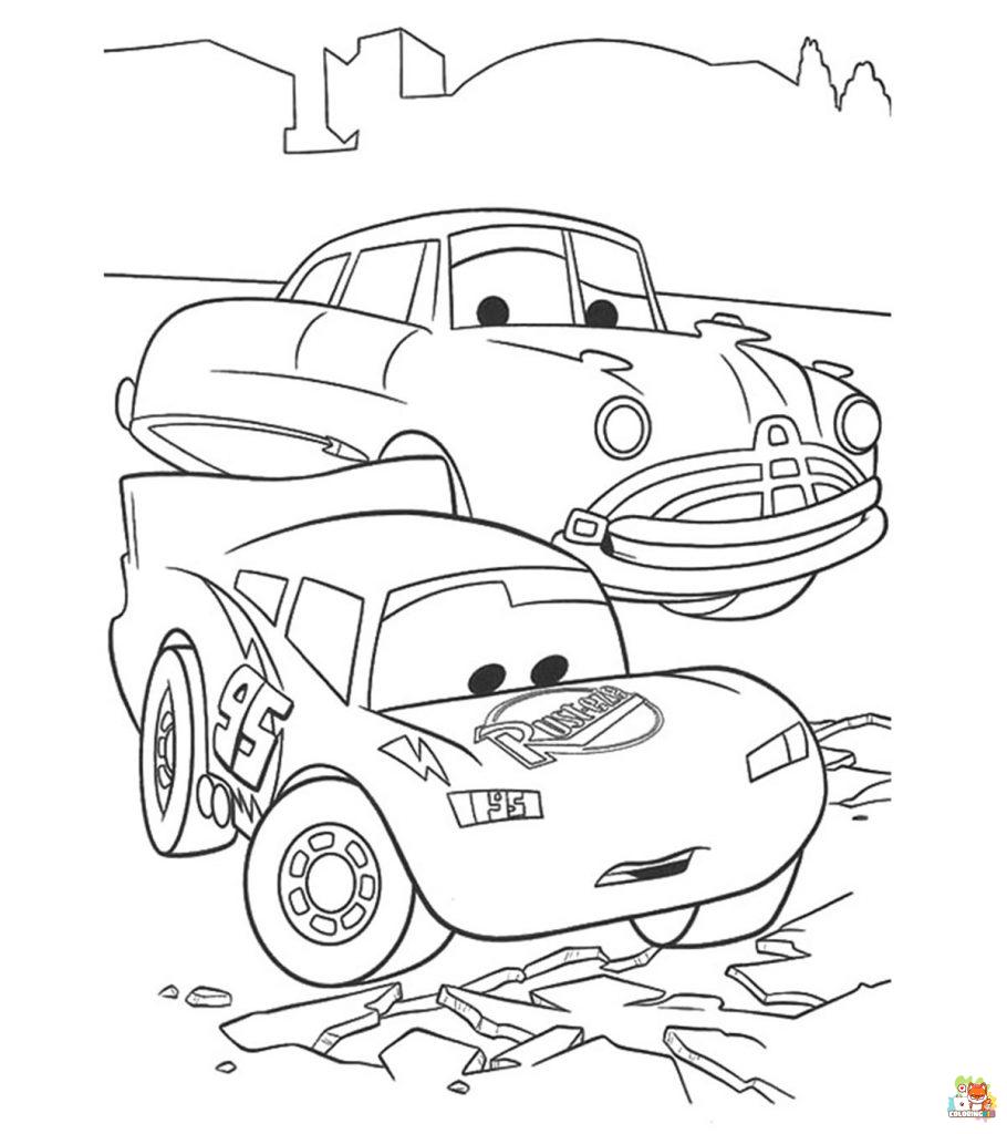 Lightning McQueen Coloring Pages 14