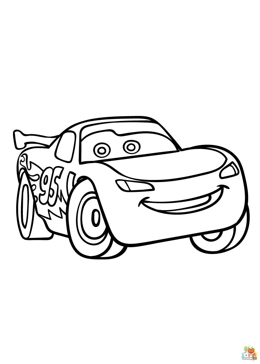 Lightning McQueen Coloring Pages 15