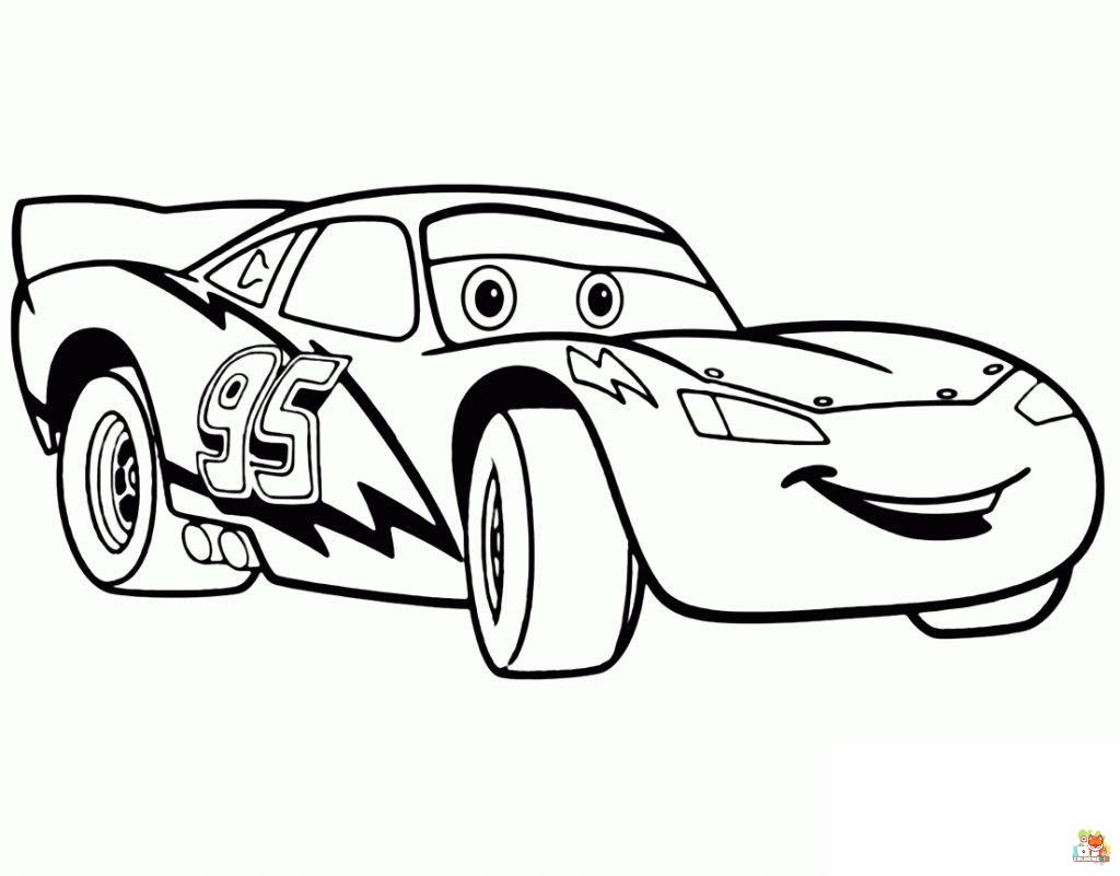 Lightning McQueen Coloring Pages 4