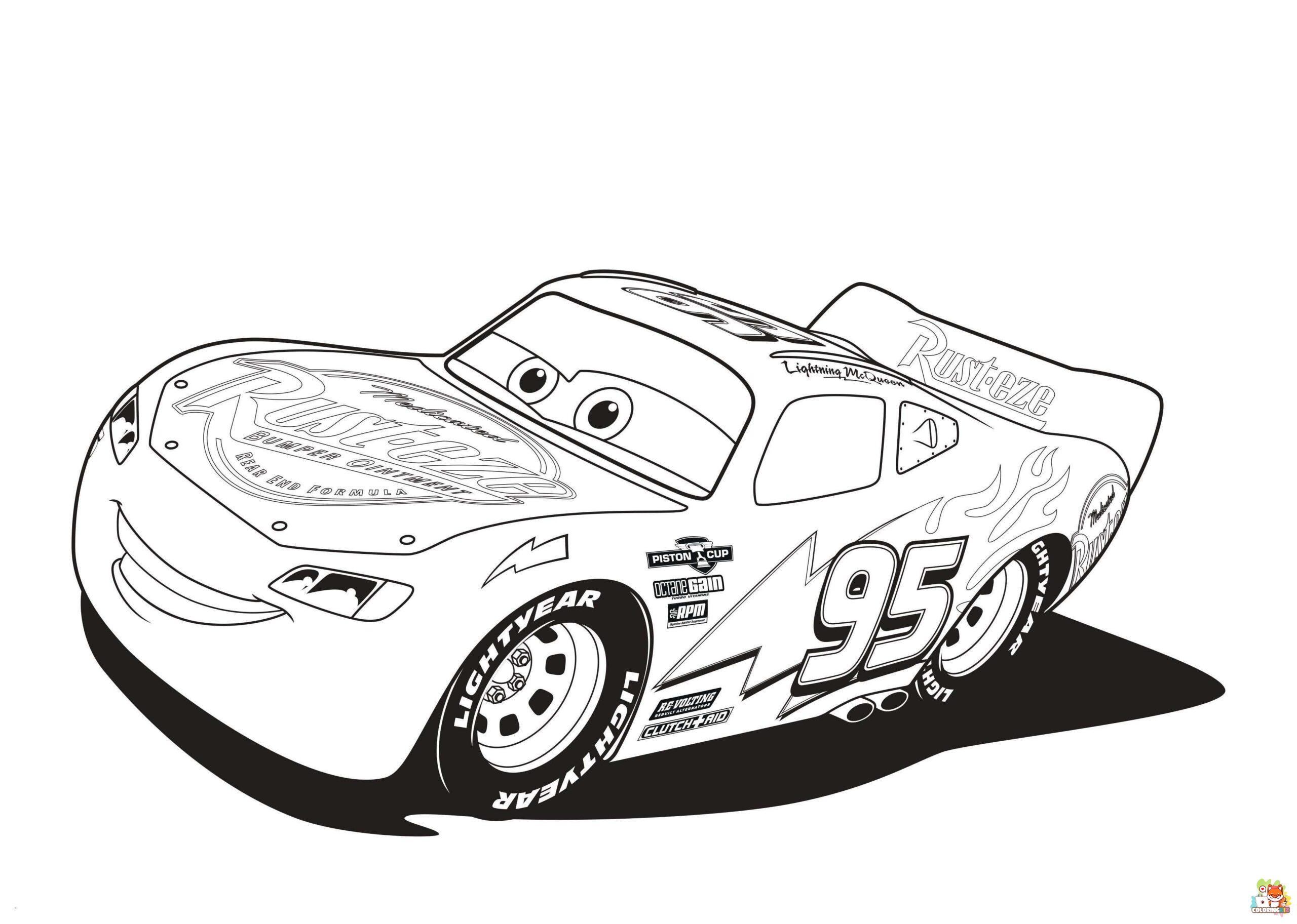 Lightning McQueen Coloring Pages 5