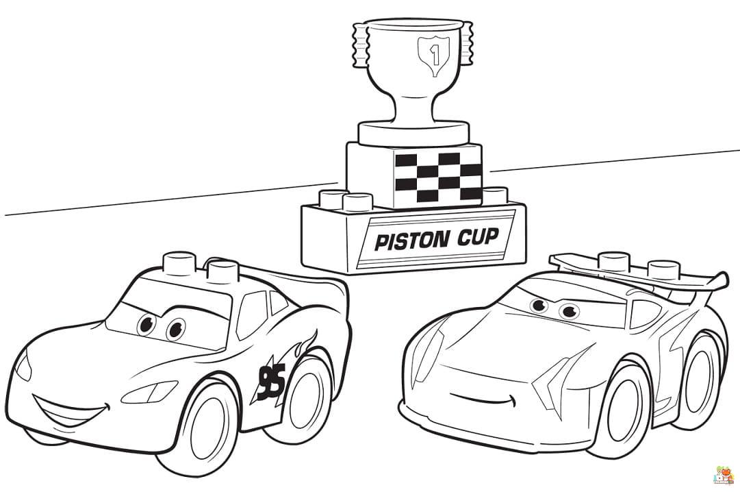 Lightning McQueen Coloring Pages 8