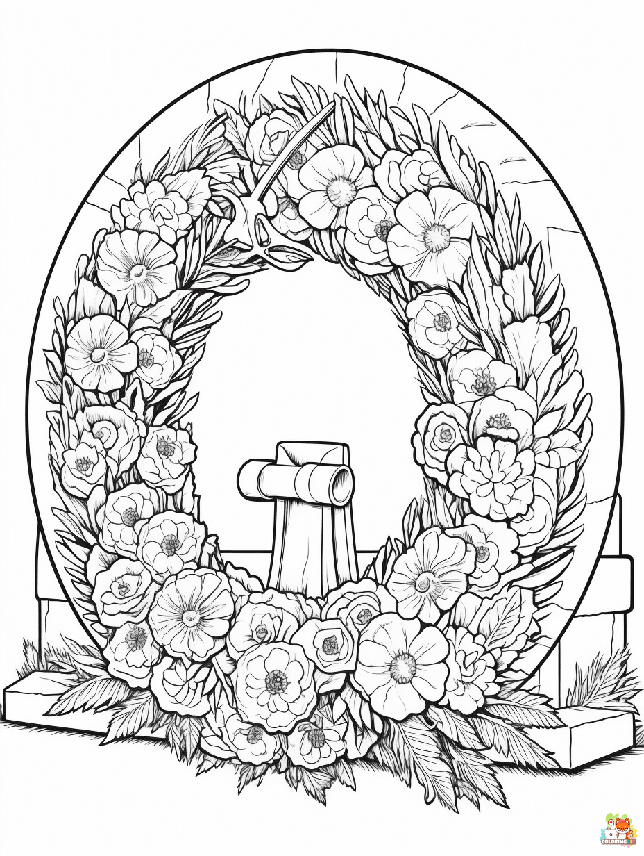 Memorial Day coloring pages to print