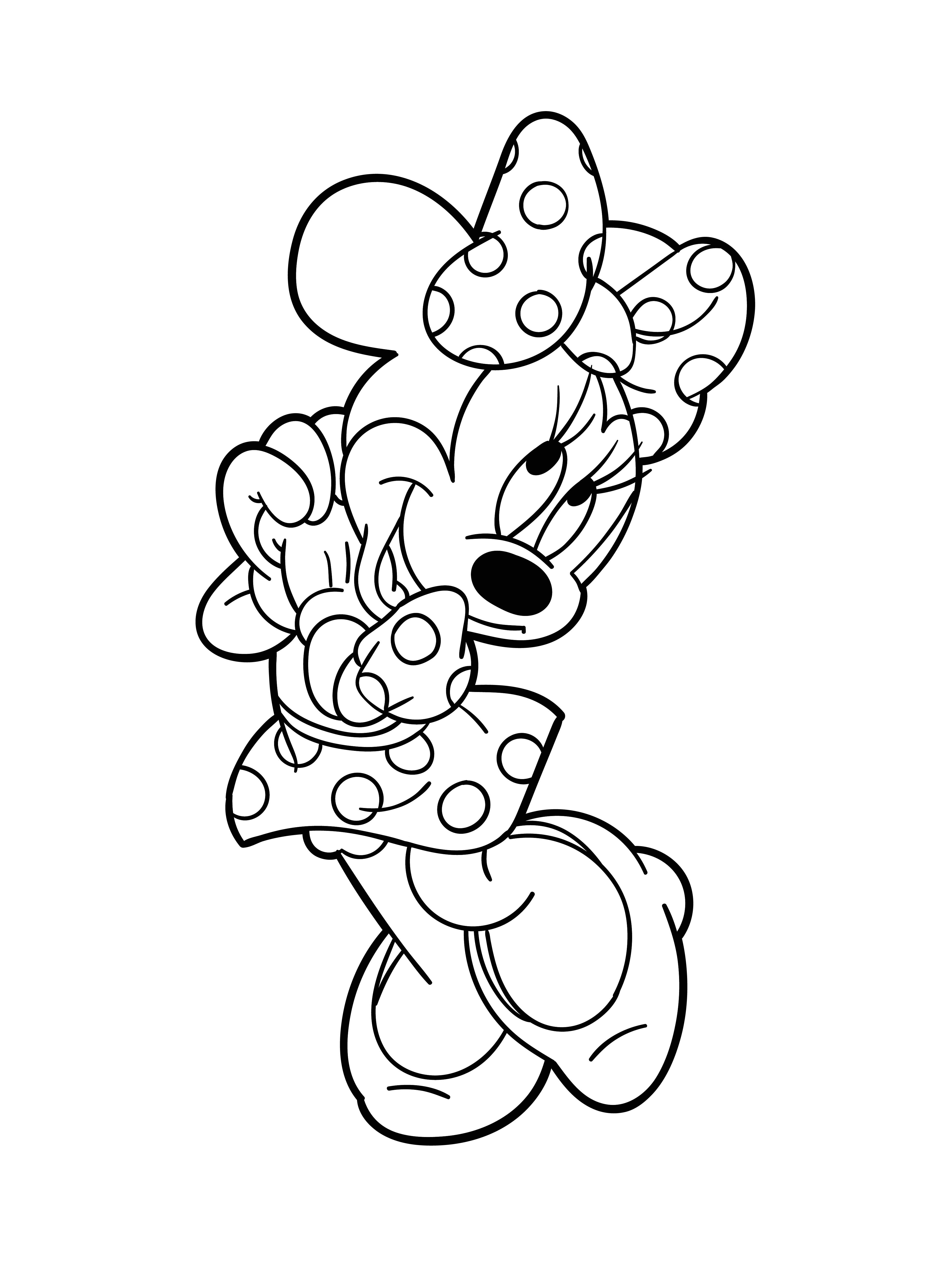 Minnie Mouse Coloring Pages 2