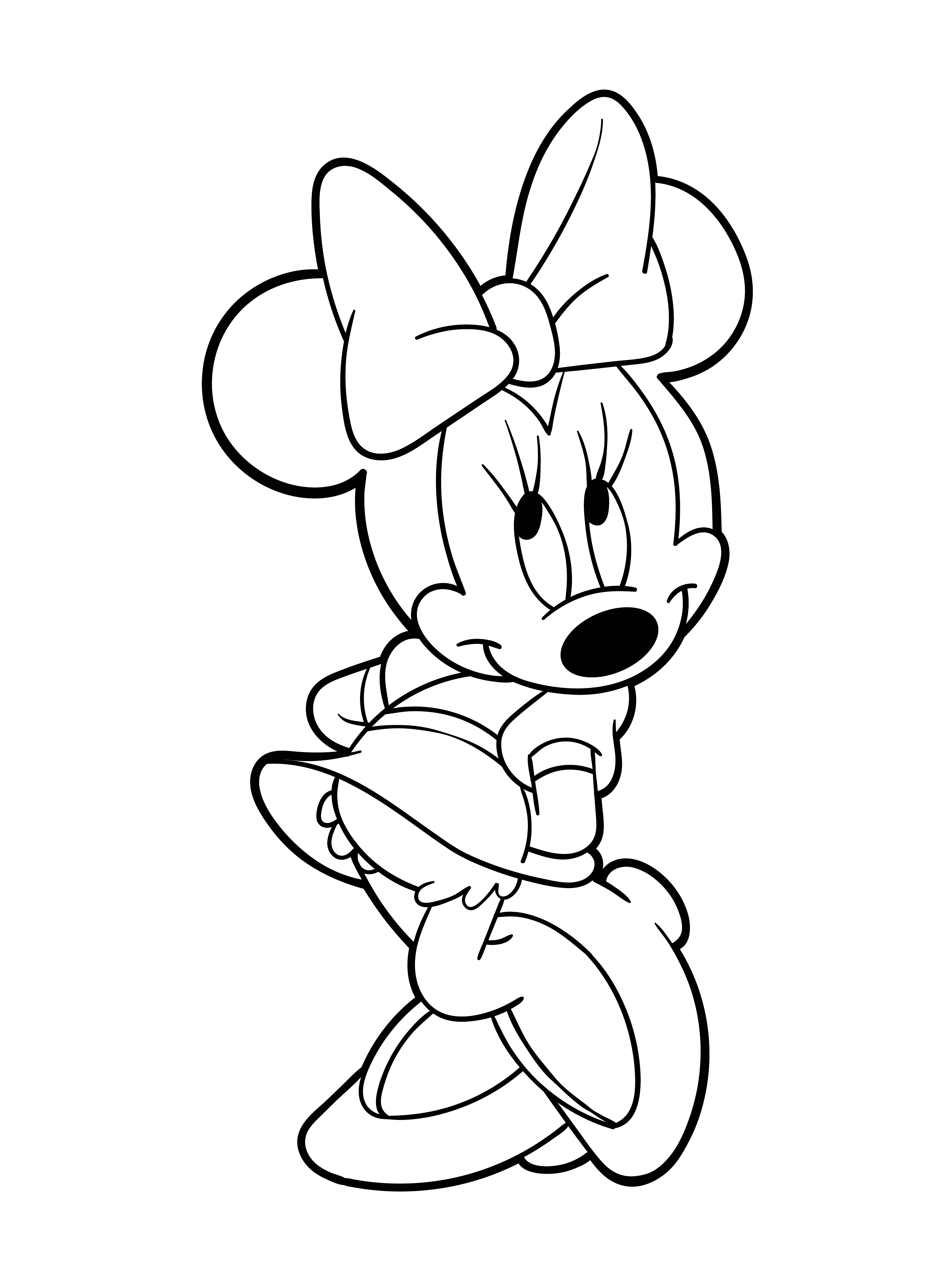 Minnie Mouse Coloring Pages 4