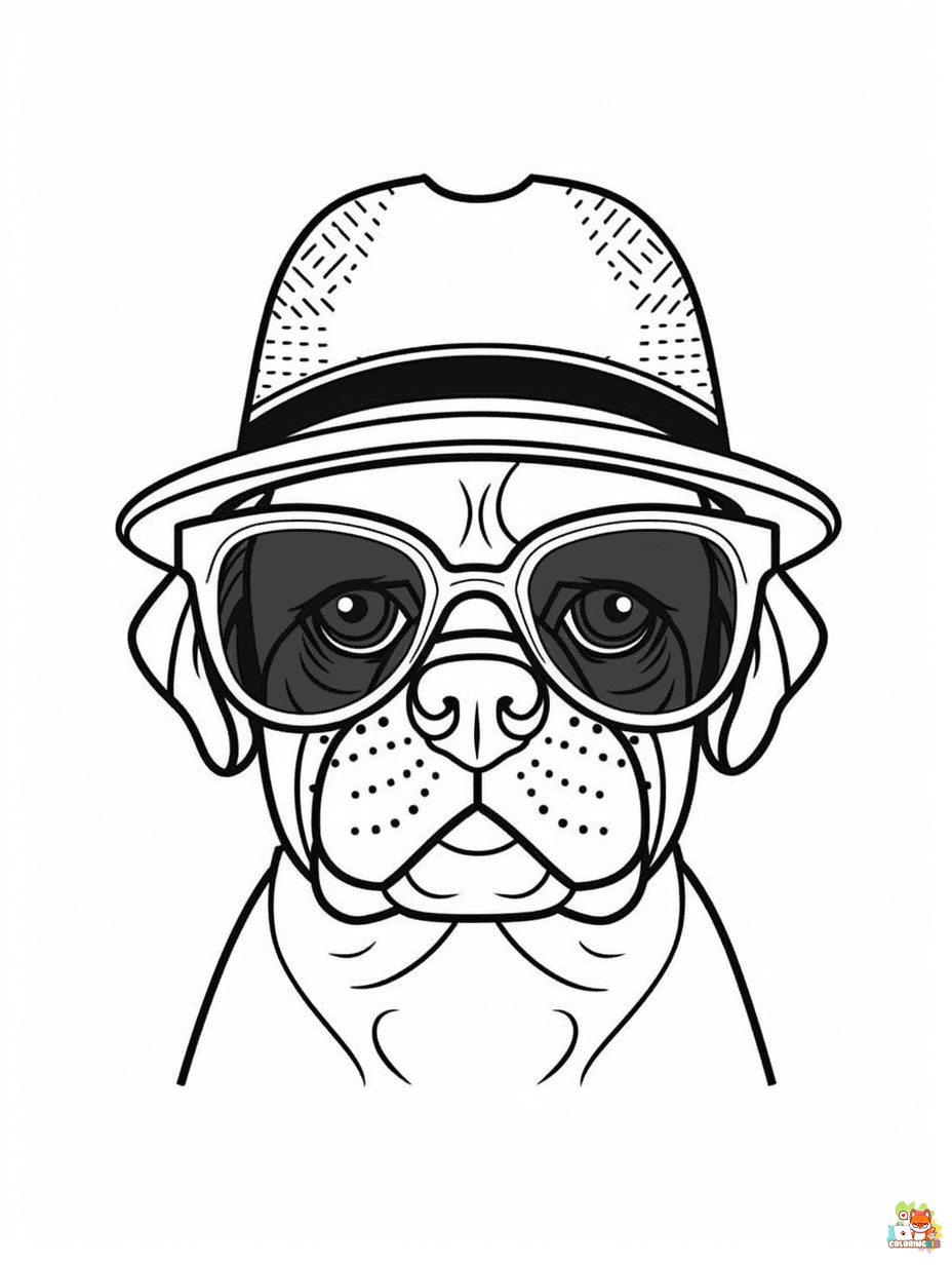 N1 Midjourney Dog Coloring pages for kids A dog wearing a hat a a1939925 aaeb 48ac 8384 ef61e47ca2bc