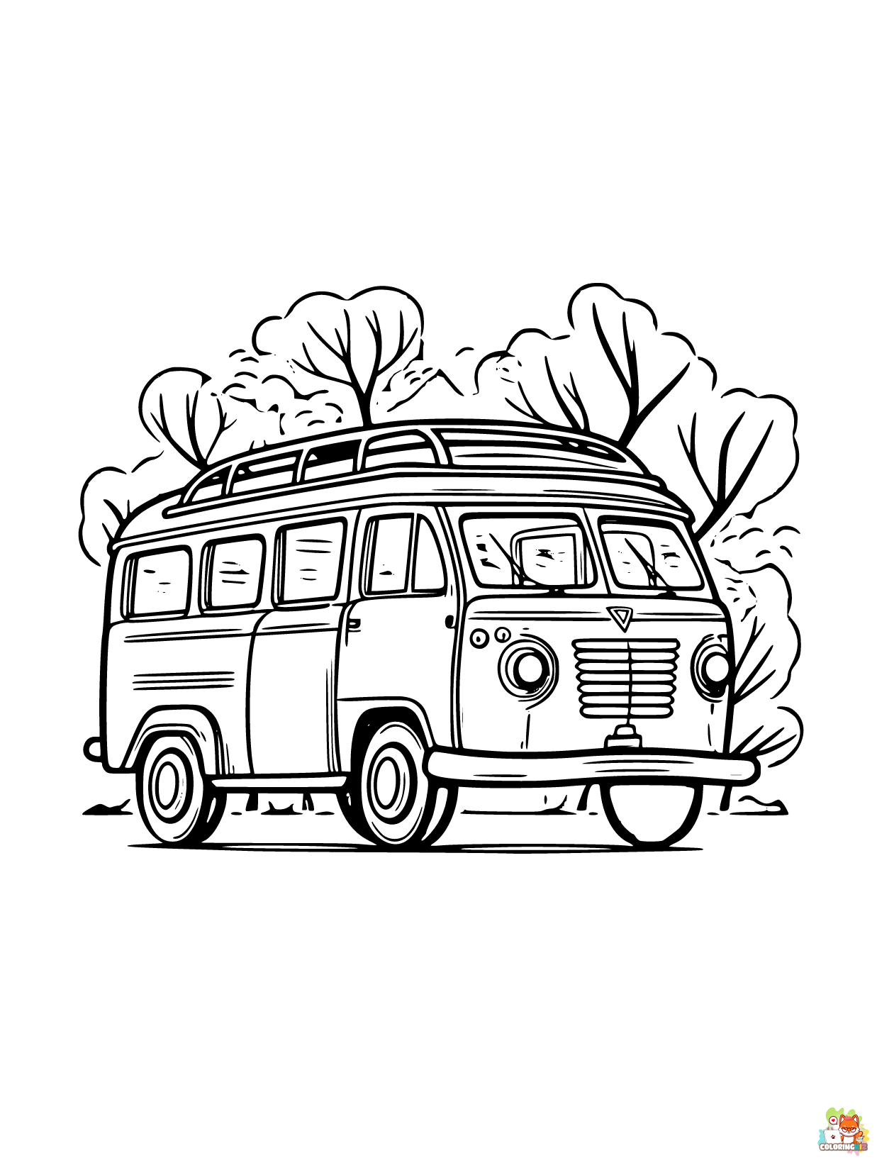 N1 Midjourney Car Coloring pages for adult A school bus with ch 0ad9fdbb 5a48 4687 aca3 bff6ab7972ac edge