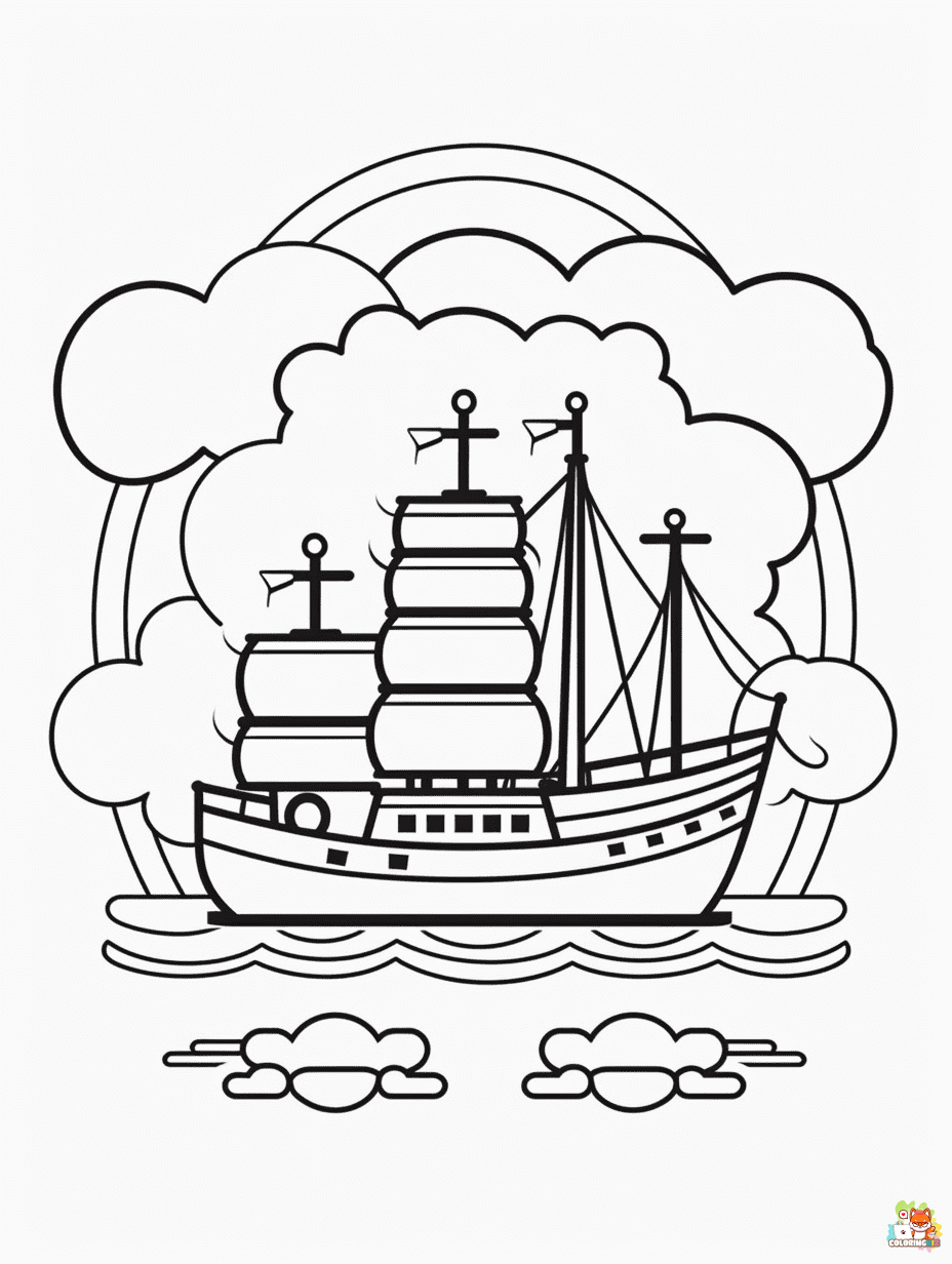 Ocean coloring pages printable 1
