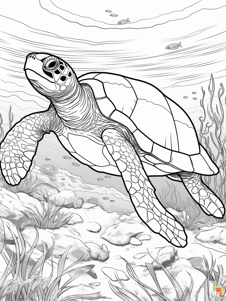 Ocean coloring pages printable free 2