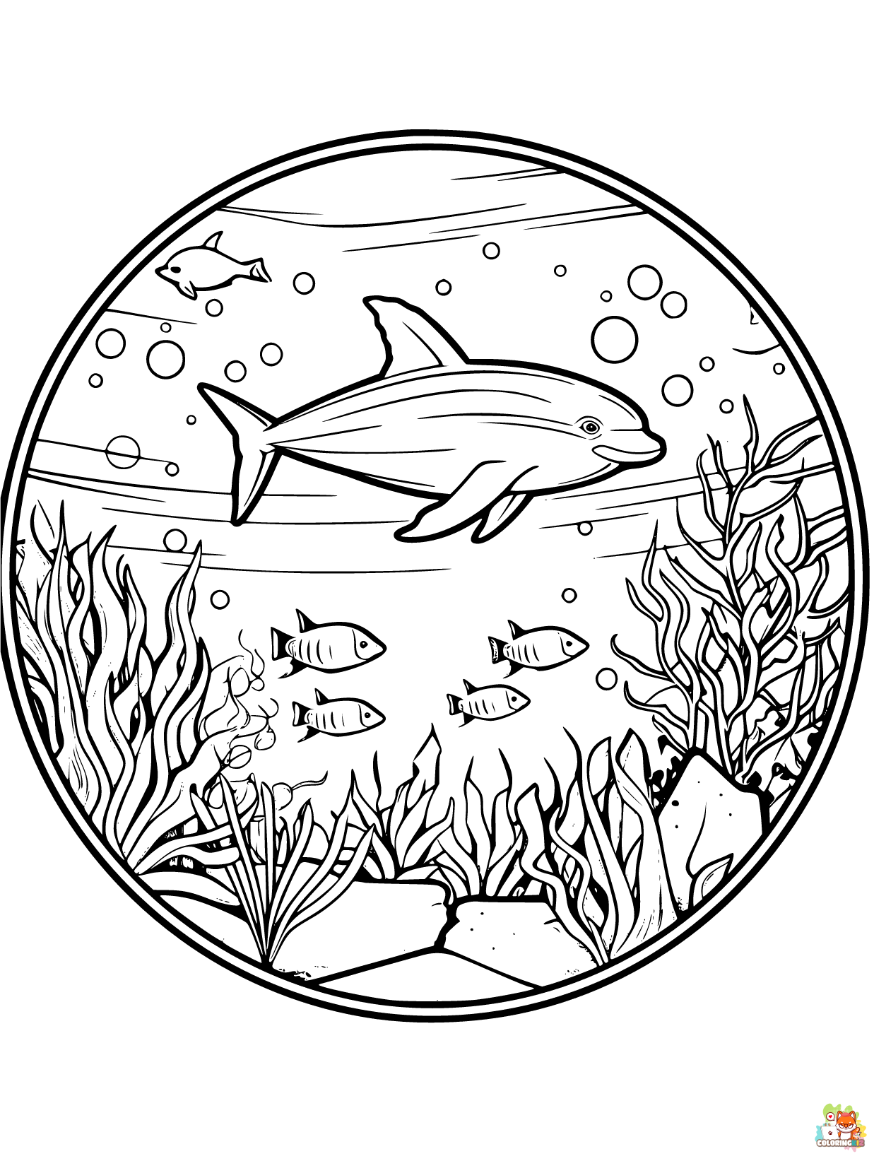 Ocean coloring pages printable