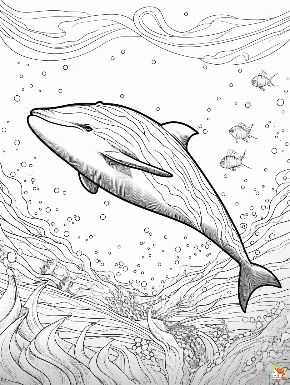 Ocean coloring pages to print 2