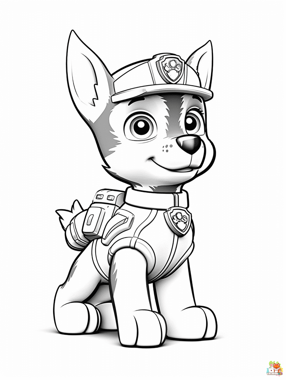 Paw Patrol Coloring Pages to print 2