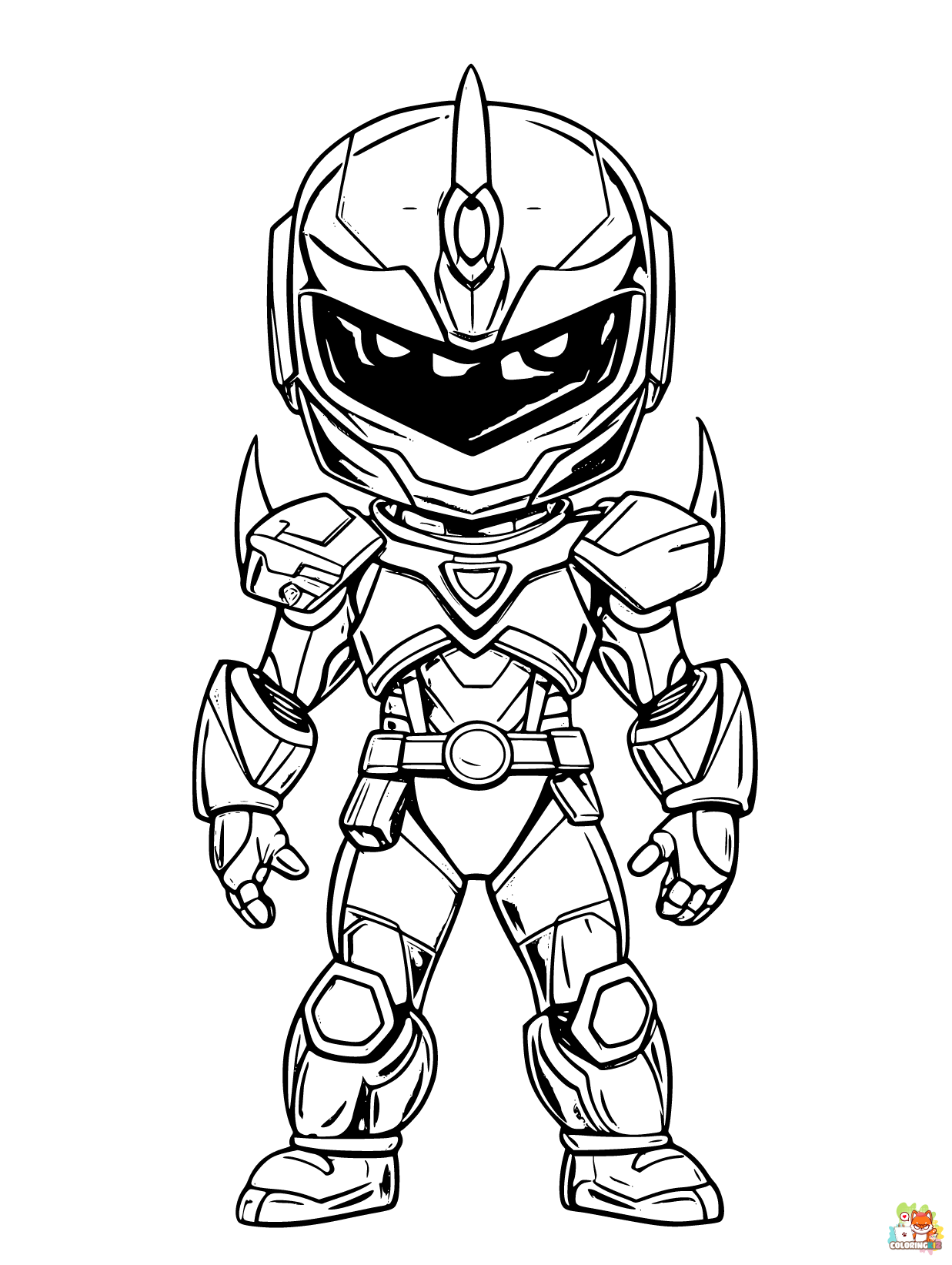 Power Rangers coloring pages printable free