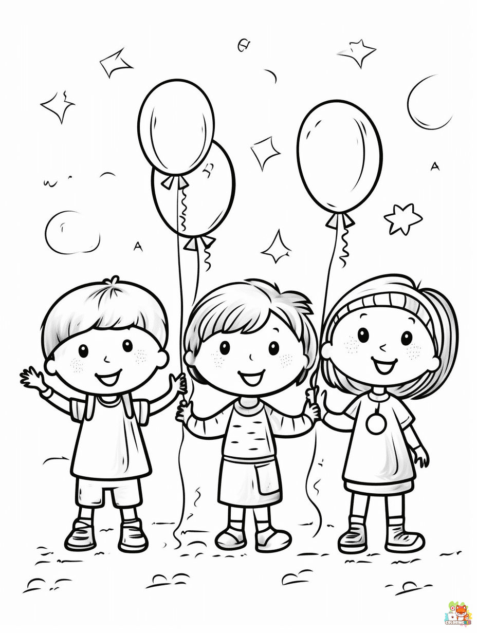 Printable End of School Year coloring sheets