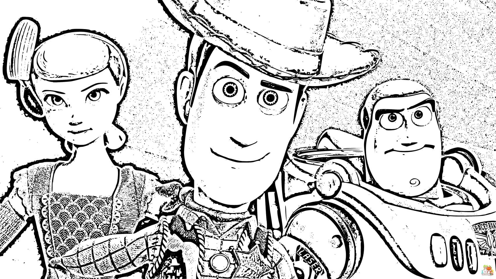Printable Toy Story coloring sheets