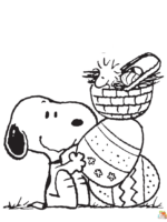 Snoopy And Easter Eggs