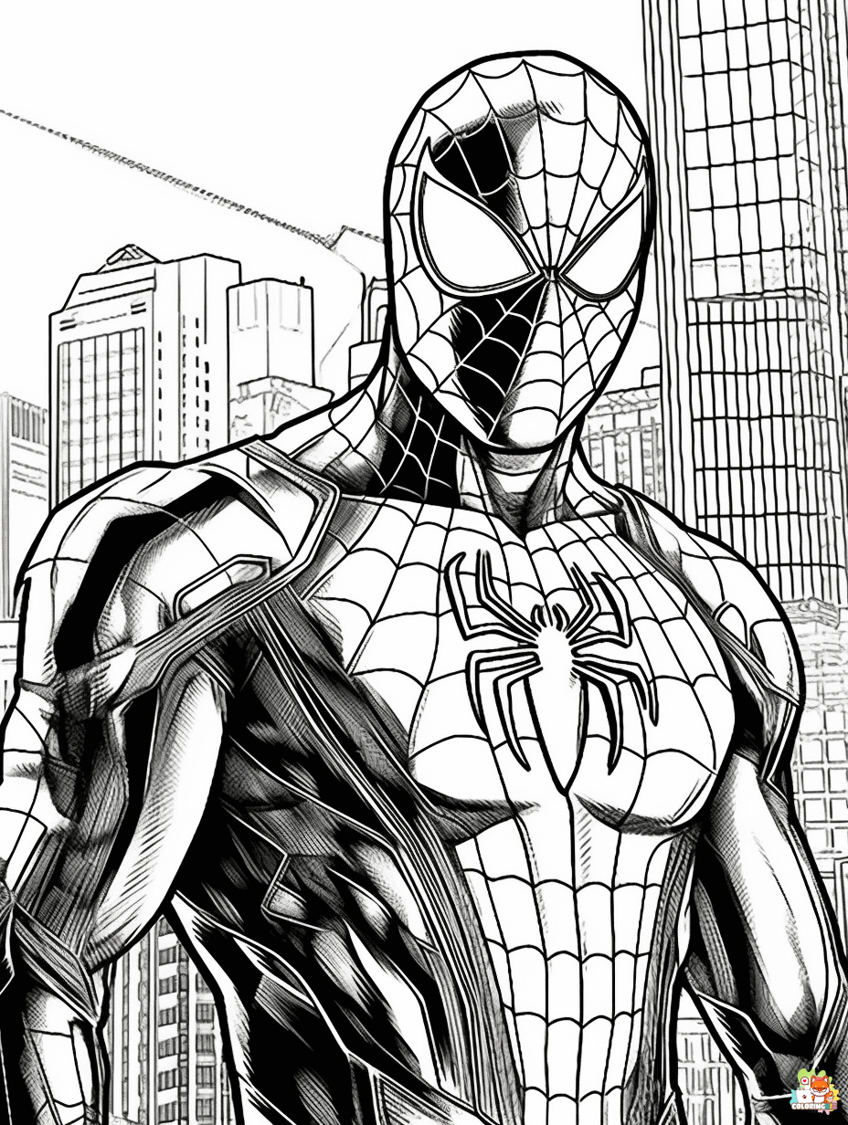 Spiderman coloring pages 3