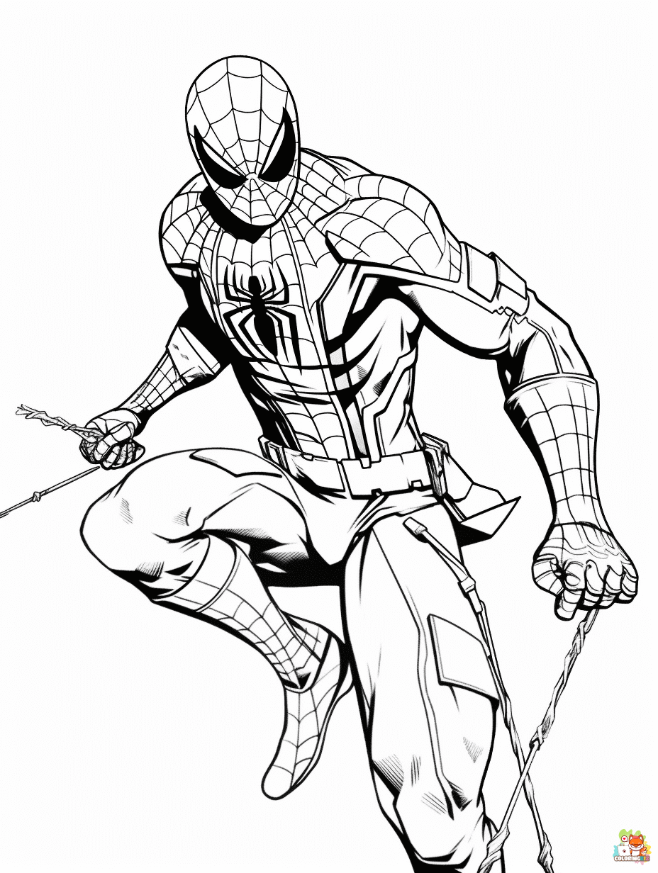 Spiderman coloring pages 4