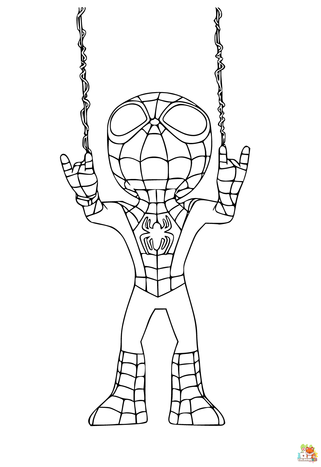 Spidey and His Amazing Friends Coloring Pages 2