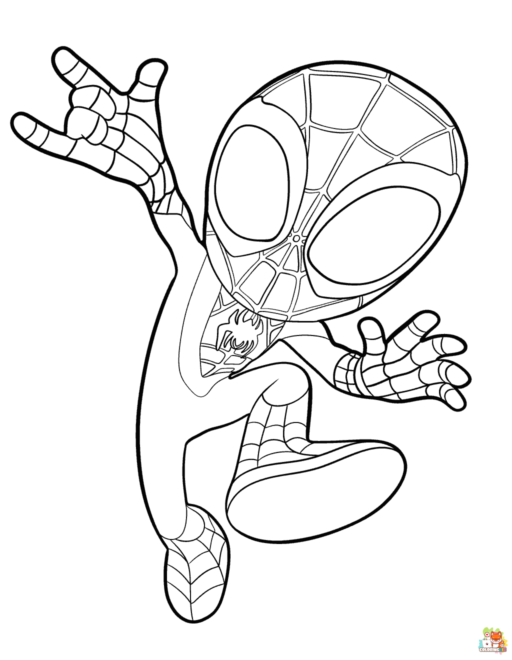 Spidey and His Amazing Friends Coloring Pages 5