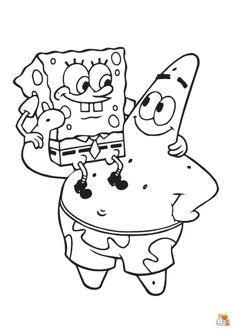 Spongebob Coloring Pages 11