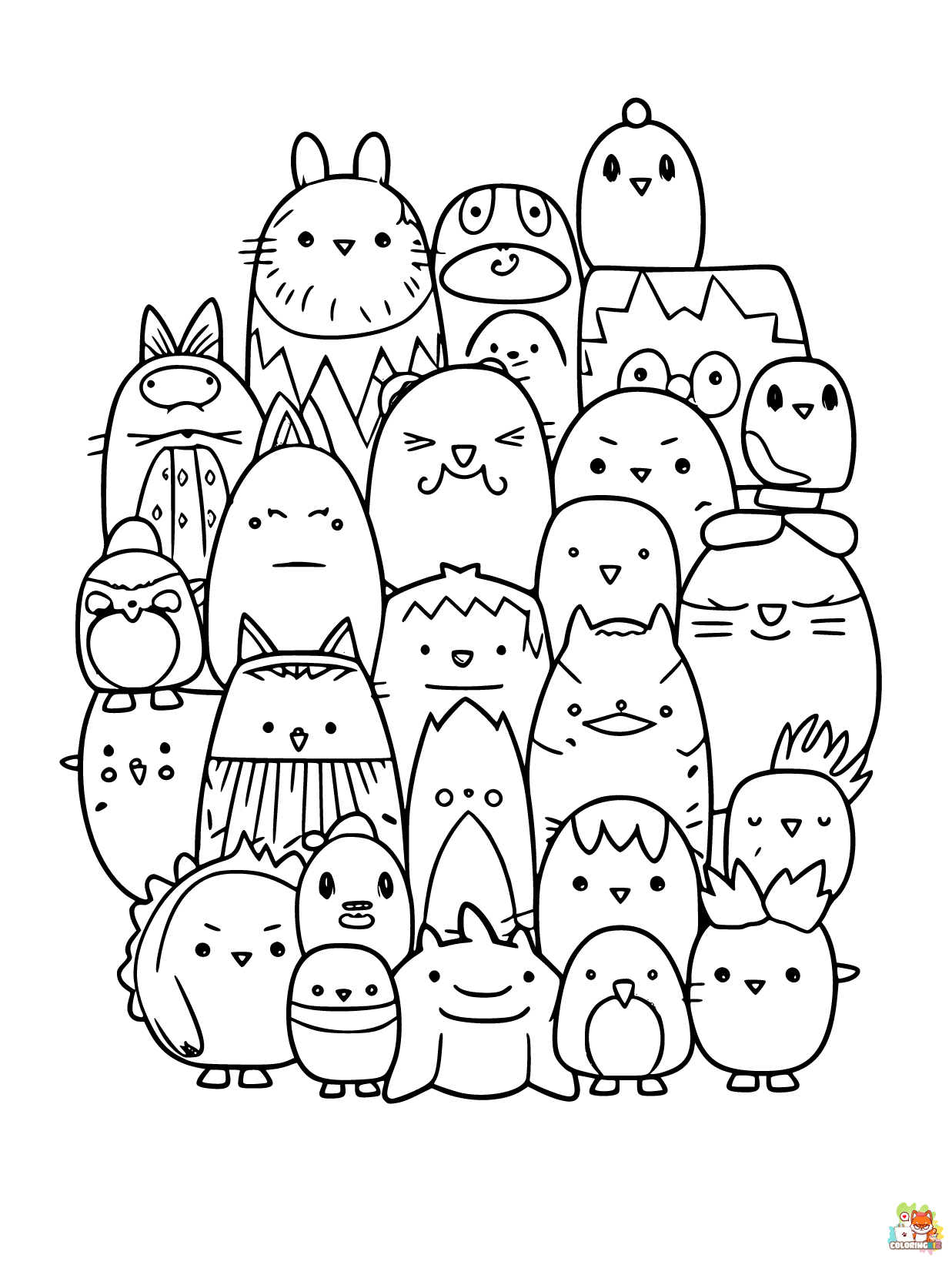 Squishmallows coloring pages 3