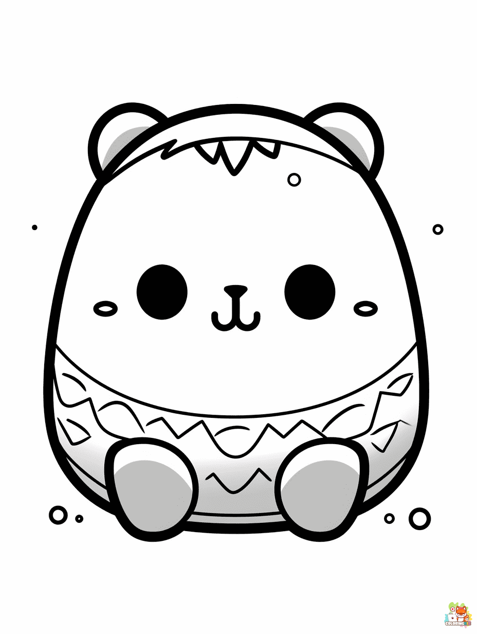 Squishmallows coloring pages to print 2