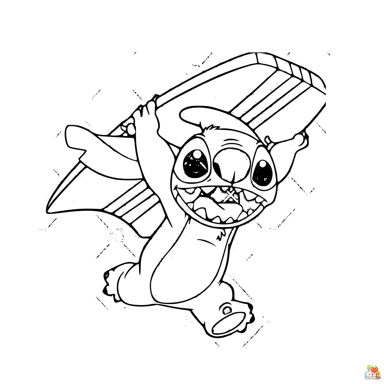 Stitch Coloring Pages 15
