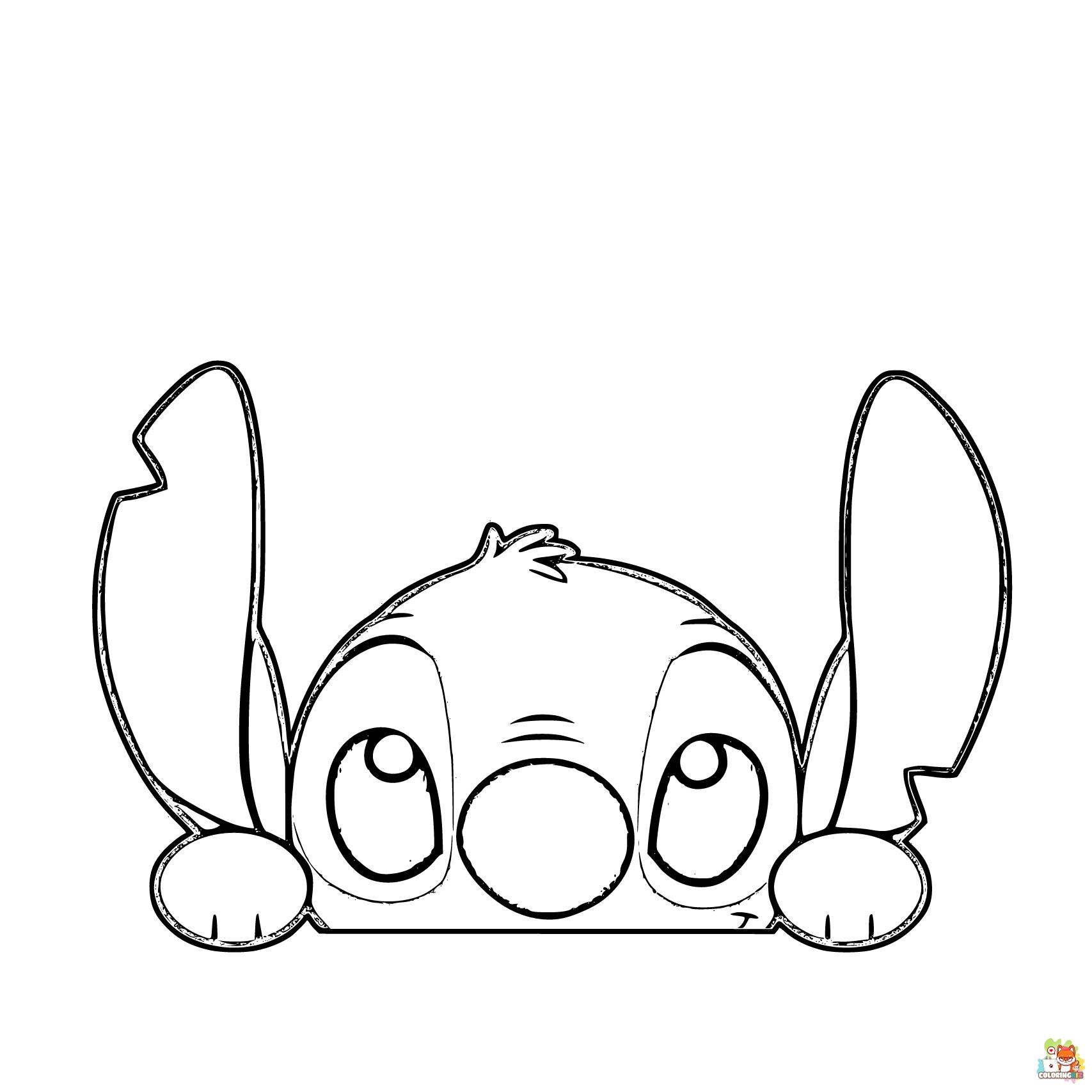 Stitch Coloring Pages 3