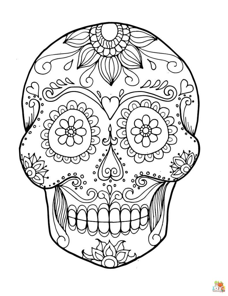 Sugar Skull coloring pages