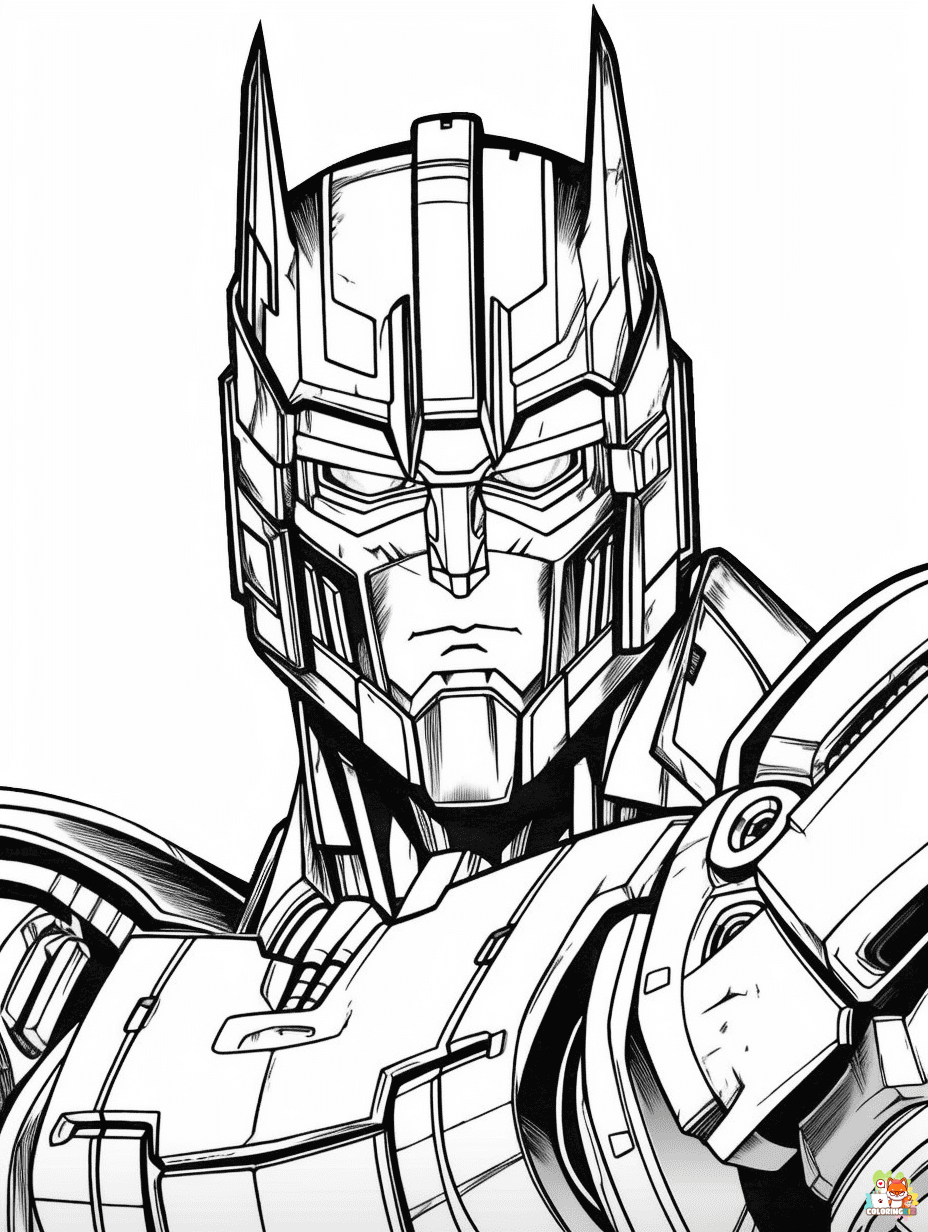 Transformers coloring pages printable free