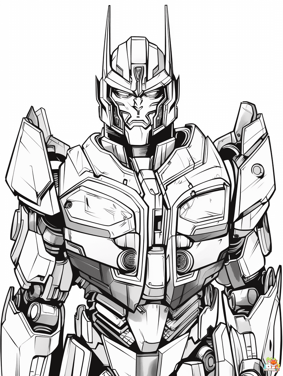 Transformers coloring pages printable