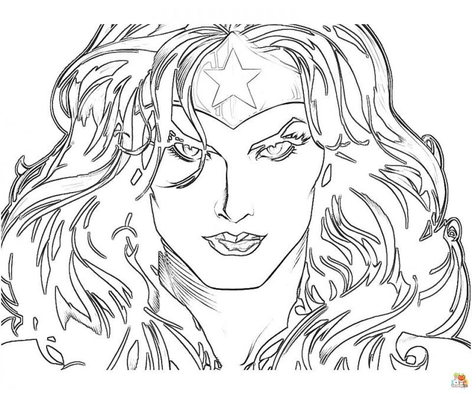 Wonder Woman Coloring Pages 2